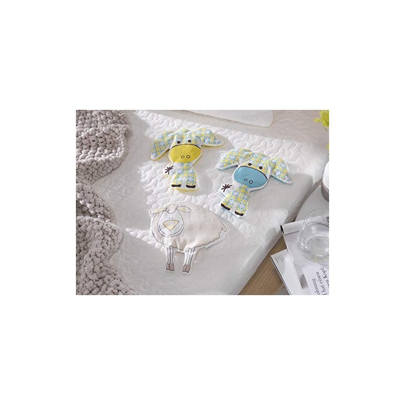 Cherry Stone Cushion Comforter Animal Donkey Acazia Yellow by THERALINE