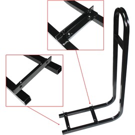 Huskey Golf Cart Rear Seat Safety Grab Bar U-Shaped Hand Rail Compatible with Yamaha Models, One Solid Piece with Mounting Hardware