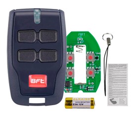 1PCS 433MHZ 4 Buttons For BFT Fobs For Bft Gate Remote For BFT Gate Remote Control For Bft Mitto 2 Bft Mitto 4 For Bft Mitto Remote For Bft Universal Electric Gate Fob 4 Buttons