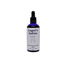 Essential Minerals 100ml 15% Lugols Iodine Solution - Max Strength - Original and True Lugols