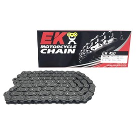 EK(イーケー) STDノンシールチェーン 420 スチール 74L 【クリップジョイント】