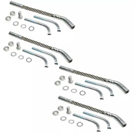 chunsi-atutoparts 2XIce Scratchers Kit Snowmobile Ice Scratchers Snow Scratcher Reverse Compatible