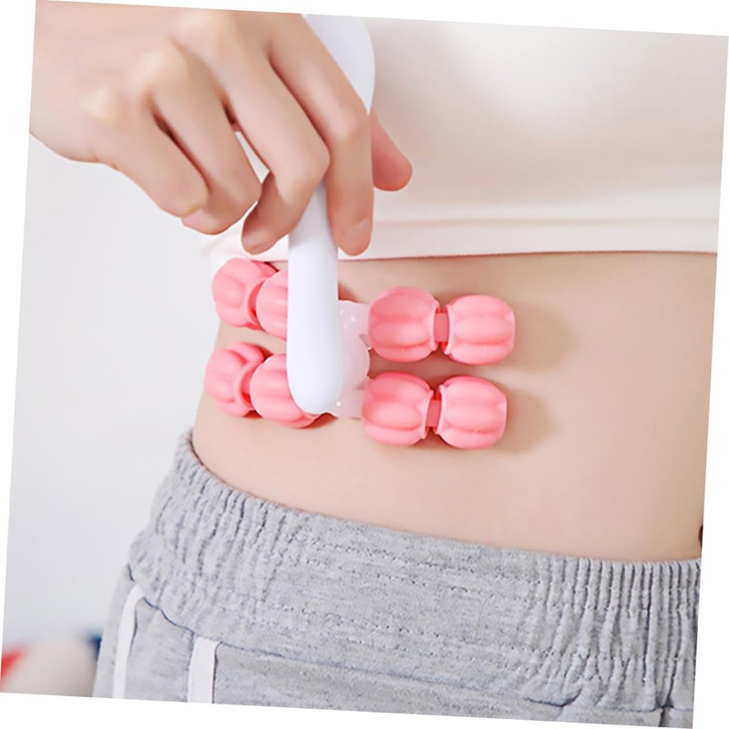 Baluue 3 Pcs Ergonomic Design Handheld Massage Roller Foam Roller