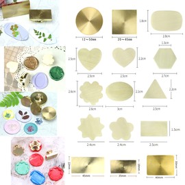 Seasta Sealing Stamp Head (Head Only) Solid Round 25mm
