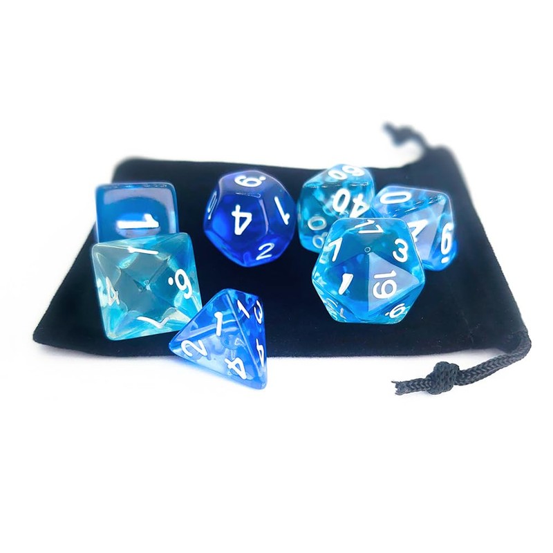 vvpesca DND Dice Set of 7 – Polyhedral Dice Set