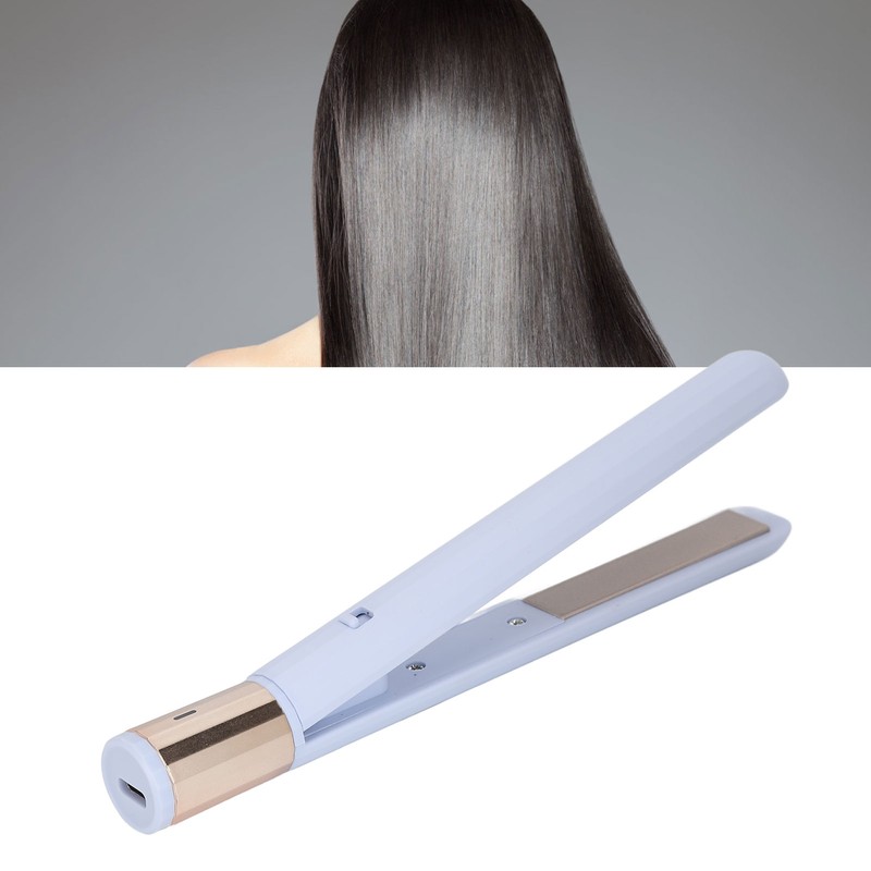 Mini Flat Iron 2 in 1 Hair Straightener USB Adjustable
