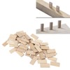 50Pcs 6X40mm Domino Tenon Beech Wood Domino Tenon Stopper Building