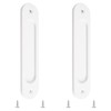MOROBOR 180MM Oval Recessed Sliding Door Pulls, 2pcs Warm White