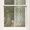 WBQMUNY Window Film,Rainbow Window Privacy Film,Green Vines Leaves Double Sided