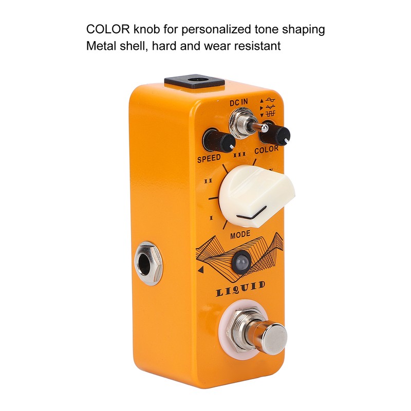 Electric Guitar Phaser Pedal Digital 15 Phaser Tones Monoblock Effect