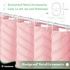 Dynamene Extra Long Shower Curtains, 84 Inches Long Boho Tufted