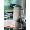Frieling Double-Walled Stainless Steel French Press Coffee Maker, Navy, 34