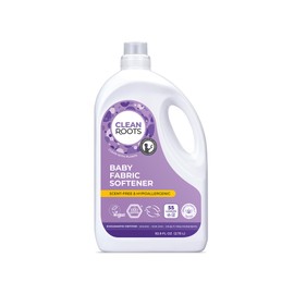 CLEAN ROOTS Baby Fabric Softener – EcoGarantie Certified, 100% Plant-Based Formula, Made with Organic Ingredients, Scent-Free & Hypoallergenic – 55 Loads, 92.9 fl oz (2.75 L)