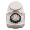 UNITEC Outdoor Mechanical Daily Timer IP44 Analogue White 30 Minute