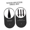 SHINEOFI 1 Set Firewood Drill Bit Set Wood Splitter Kit