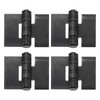 uxcell 4 Pack Heavy Duty Weldable Hinges, 4.17" x 5.12"