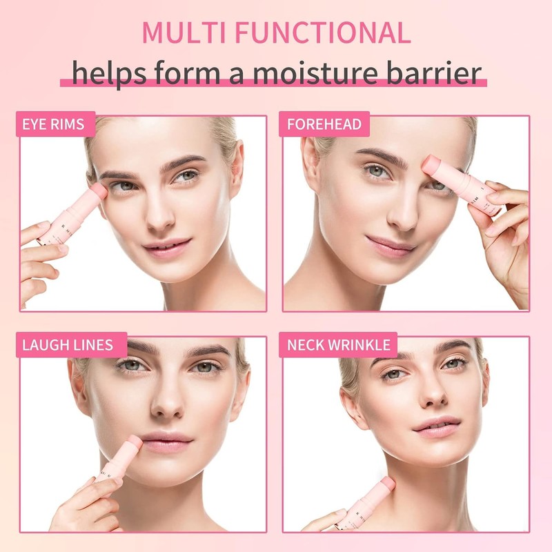 KIMUSE Hydrating Multi Balm Stick, All-in-One Hydrating Lip Balm Eye