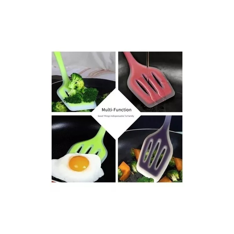 Innovaciones Espátula De Silicon Volteador Para Cocina Chef Repostería