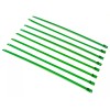 Unbranded 8" UNIVERSAL STAINLESS STEEL CABLES ZIP TIES X4 GREEN