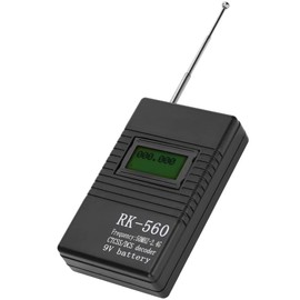 RK560 Mini Radio Frequency Counter Meter, 50MHz-2.4GHz With CTCSS/DCS Decoder, Portable Handheld, 1K / 0.1K
