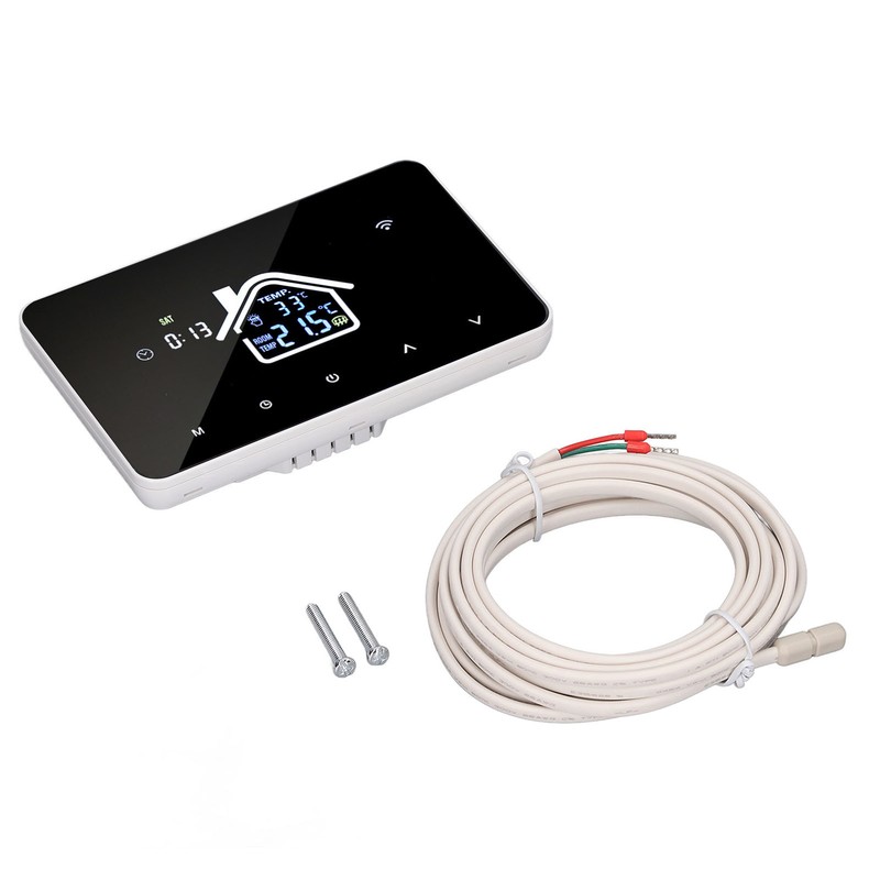 Floor Heating Thermostat 16A 4.3 Inch Touch Screen High Accuracy