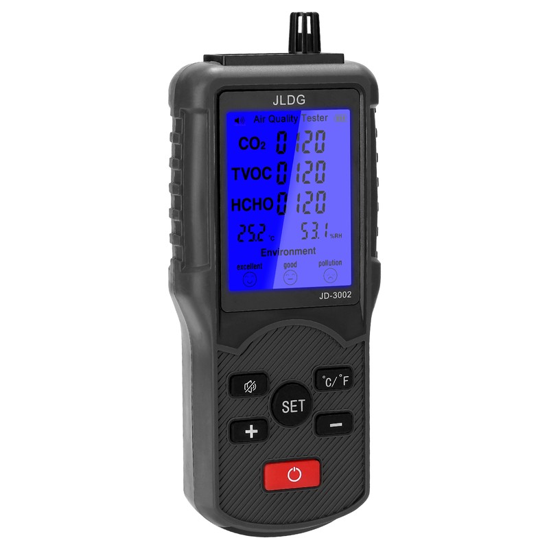 Multifunctional Air Quality Tester CO2 TVOC Meter Temperature Humidity Measuring