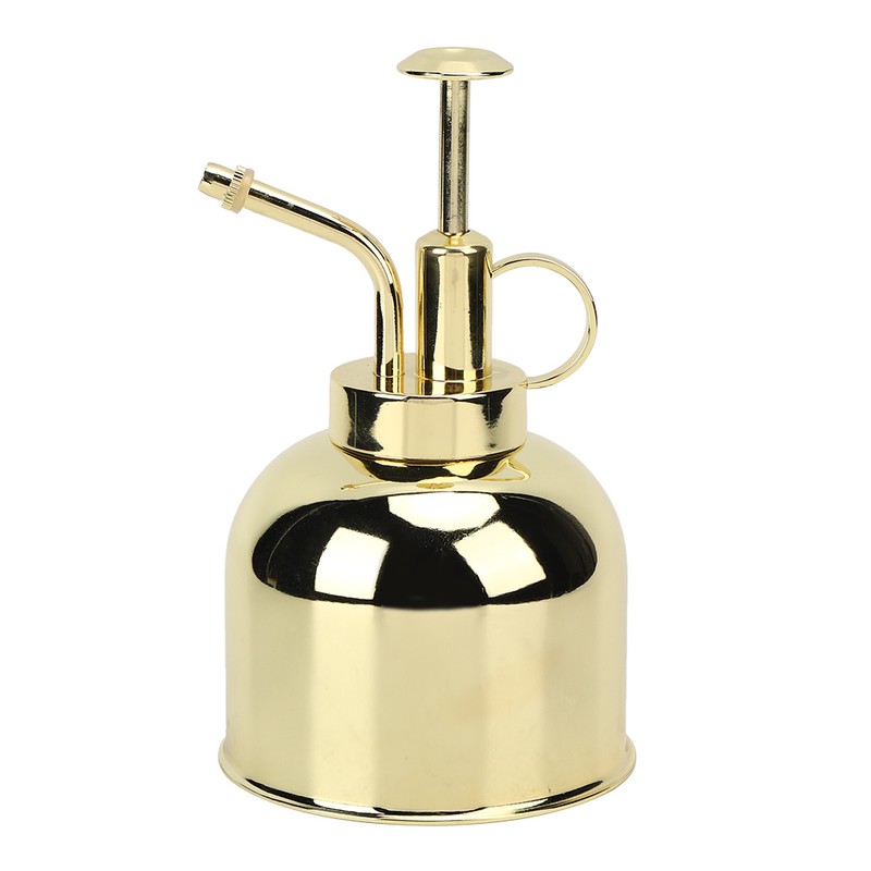 Stainless Steel Hand Pressure Plant Flower Watering Pot Spray Bottle