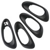 APPERFiT Interior Door Handle Bezel Trim Cover (4pcs) Compatible with