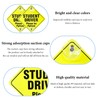 ZNDAW 2 PCS Student Driver Sign for Car Window, 5"×5"