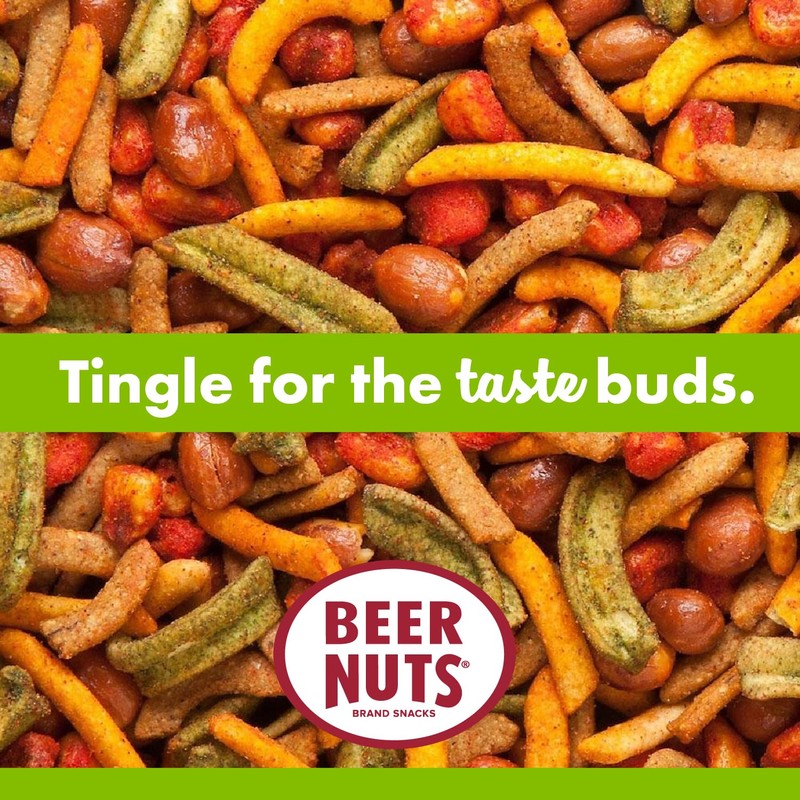 BEER NUTS Variety Pack, Habanero Bar Mix, 12oz Cantina Mix