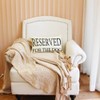Ogiselestyle Reserved for The Dog Throw Pillow Covers, 12 x