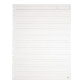 TUL Custom Note-Taking System Discbound Refill Pages, 8.5" x 11" Narrow Ruled, Letter Size, 100 Pages (50 Sheets), White
