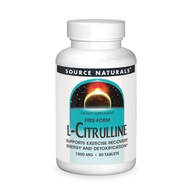 Source Naturals Source Naturals L-Citrulline - Supports Exercise Recovery, Energy and Detoxification*, 1,000 mg - 30 Tablets