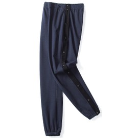 Chrisuno Women's Sweatpants Tear Away Pants Relaxed-Fit Jogger Sweat Pants Workout Joggers Lounge Pants Navy Blue M