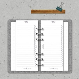 ToDo lists matching the calendar inserts from SinnWunder® Design VintageSinn Format Personal