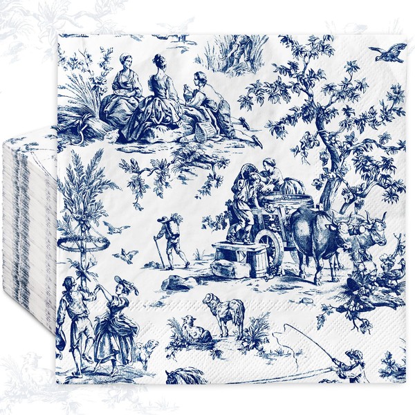 JarThenaAMCS - Servilletas desechables de papel de 80 hojas con