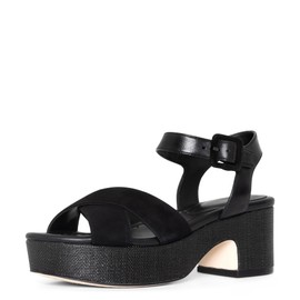 Donald Pliner Women's Platform Sandal, Black, 8