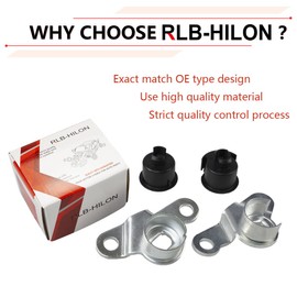 RLB-HILON - Cuerpo de bisagra para portón trasero montado con bujes compatibles con Nissan Frontier 2005 a 2018 años, para 93471-ZP50A 93470-ZP50A