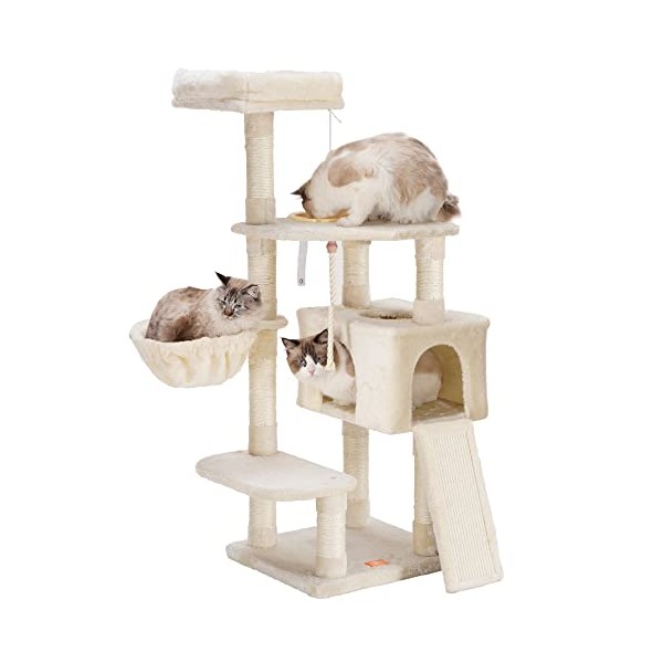 Heybly Cat Tree Cat Tower for Indoor Cats Multi-Level Cat