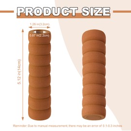 Lyaor Pack of 10 Anti-Static Door Handle Buffer Children's Safety Door Handles Foam Door Handle Protection 13.5 cm Trimmable Door Handle Protective Cover Wall Protection Door Handle Silent Door Handle