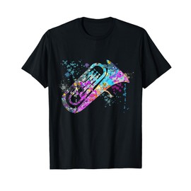Abstract Euphoniums Instruments Silhouette Euphoniums T-Shirt