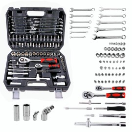 Unbranded 78PCS Hand Tool Sets, Car Repair Tool Kit Set Box for Home Socket Wrench Set 1/4