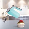 Brentwood HM-48BL Lightweight 5-Speed Electric Hand Mixer, Blue, standard
