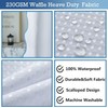 youngseahome Waffle Weave 230GSM Heavy Duty Fabric with Water Blue
