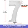 3FT Mosaic Balloon Frame Number 7 Pre-Cut Kit Foam Board