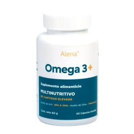 Aleria  Omega-3 Aceite de Krill 800 mg  DHA  EPA  Astaxantina  Vitamina E 100 mg  60 Cpsulas  Suministro 30 Das  Suplemento Antioxidante              