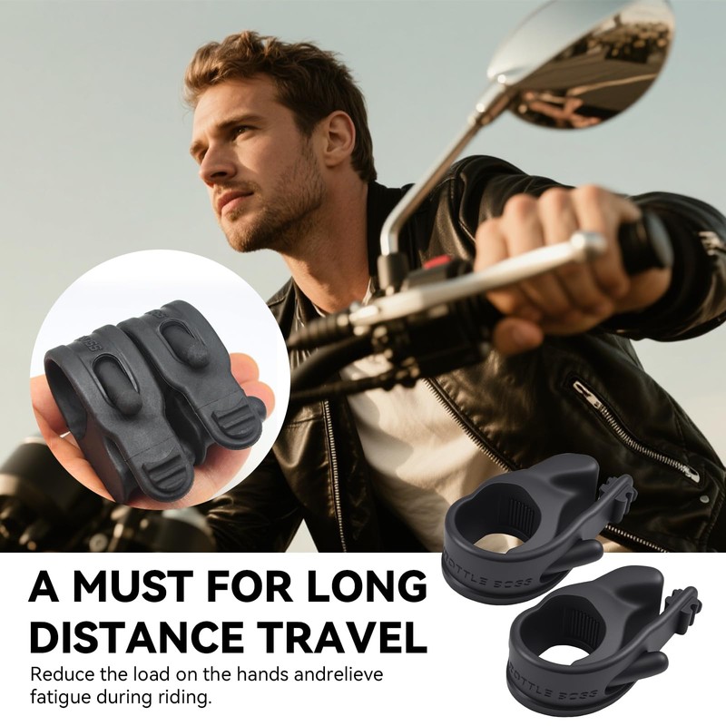 Motorcycle Throttle Holder Cruise Assist Control Grip Handlebar, Universal Motorcycle