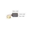 Rebower Carbon Brush [For Power Motor] - 16mmx11mmx7mm/Black Goldtone/Pack of