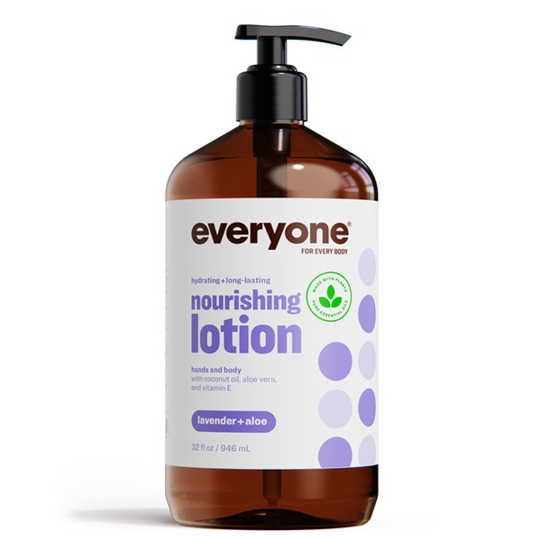 EO Products Everyone Lotion Lavender & Aloe, 32 Ounces