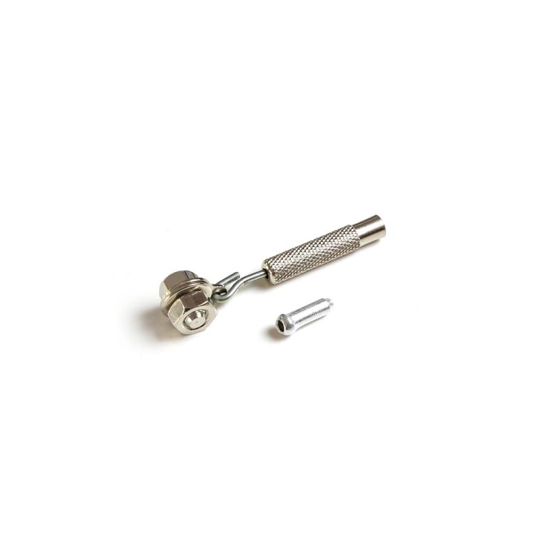 Clarks Cycle Systems Galvanised Steel Gear Cable Kit, Black, Compatible